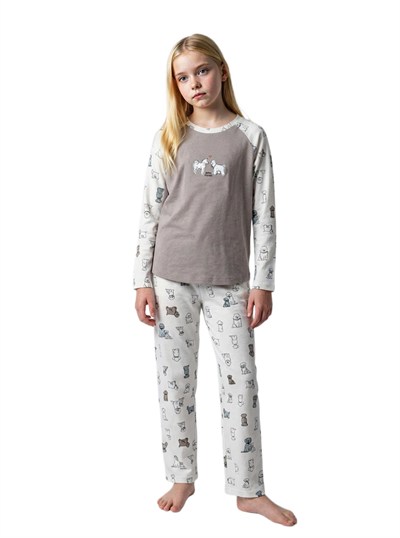 Blackspade Kız Çocuk Vizon Pijama Takımı 52277