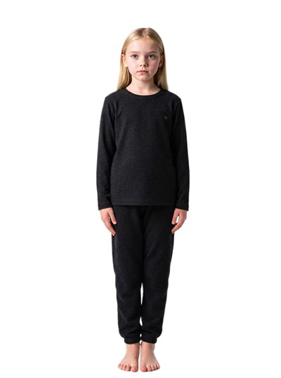 Blackspade Unisex Çocuk Antrasit Pijama Takımı 60698
