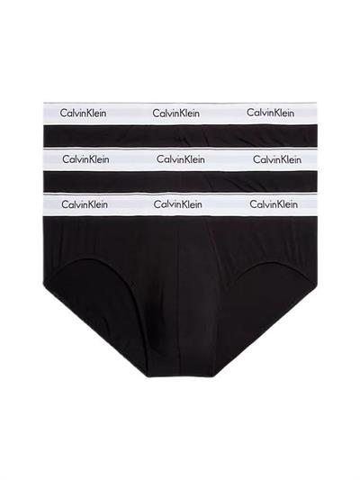 Calvin Klein Erkek 3lü Siyah Slip Hip Brief