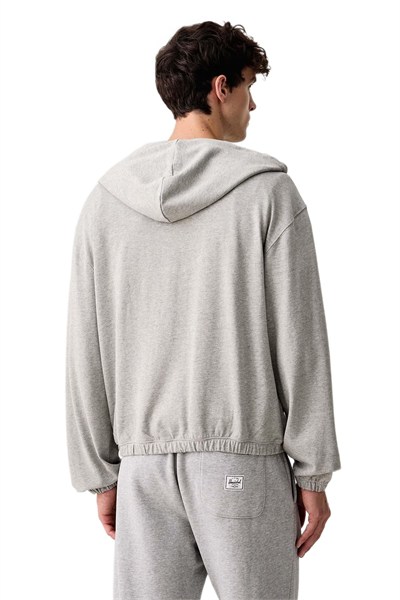 Calvin Klein Erkek Gri Kapüşonlu Sweatshirt LV00NM3073