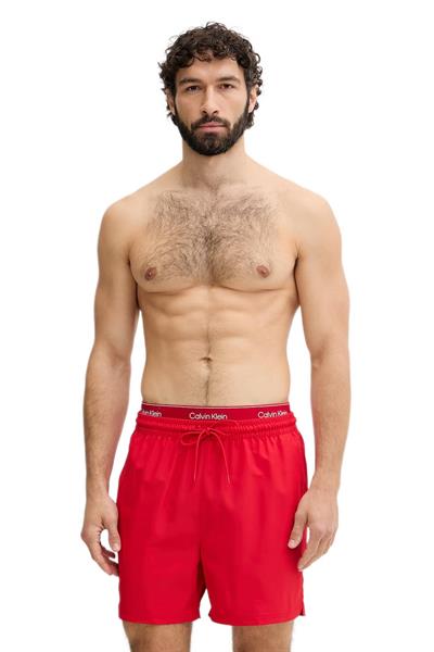Calvin Klein Erkek Kırmızı Deniz Şortu LV00N61023