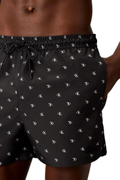 Calvin Klein Erkek Kısa Bağcıklı Kapalı Bel Deniz Şortu LV00N61028 
