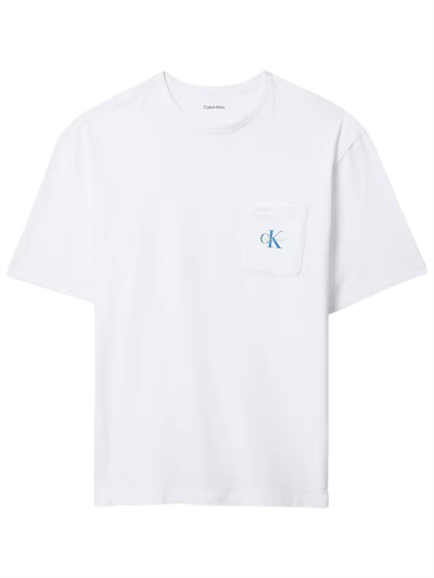 Calvin Klein Erkek Monogram Kısa Kollu Bisiklet Yaka Pijama Üstü LV00NM2972 