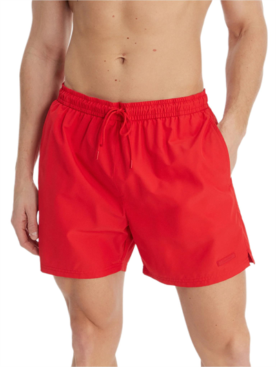 Calvin Klein Erkek Orta Boy Bağcıklı Kapalı Bel Deniz Şortu LV00N61027 