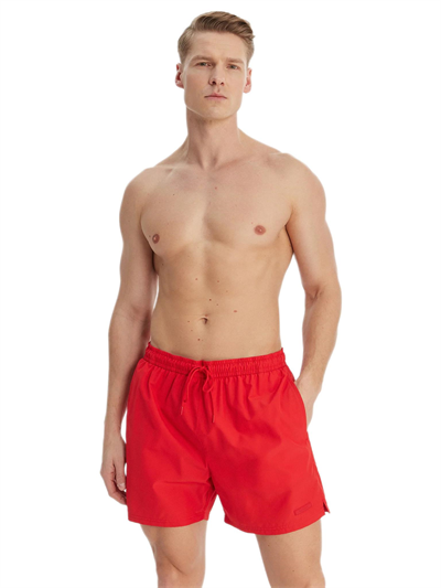 Calvin Klein Erkek Orta Boy Bağcıklı Kapalı Bel Deniz Şortu LV00N61027 