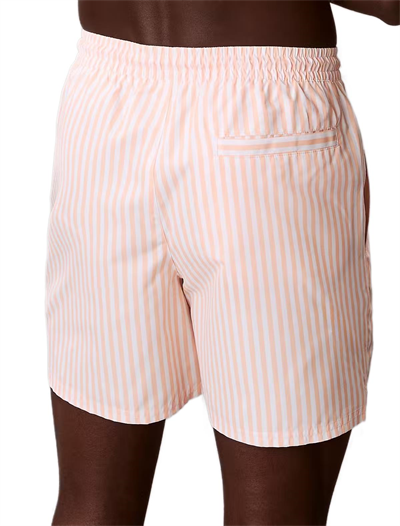 Calvin Klein Erkek Turuncu Orta Boy Bağcıklı Deniz Şortu LV00N61045 