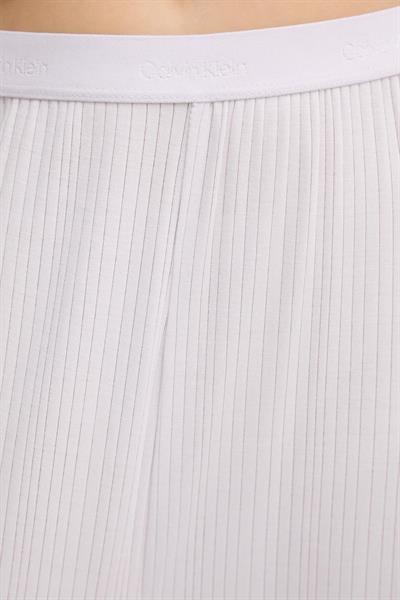Calvin Klein Kadın Beyaz Geniş Paça Pijama Altı LV00QS7615