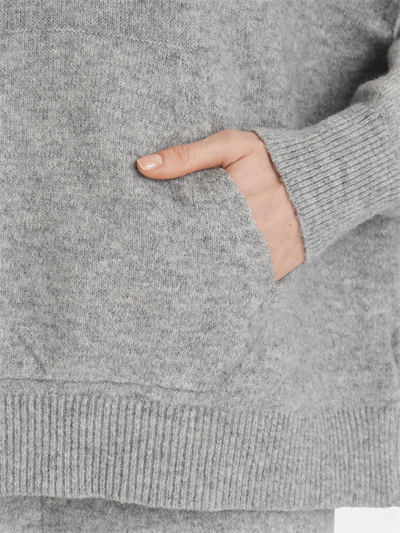 Calvin Klein Kadın Gri Kapüşonlu Sweatshirt LV00QS7568
