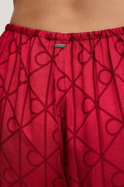 Calvin Klein Kadın Kırmızı AOP Desenli Pijama Altı LV00QS7536