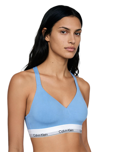 Calvin Klein Kadın Mavi Destekli Bralet Sütyen LV00QF8500 