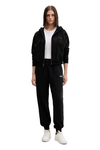 Calvin Klein Kadın Siyah Sweatshirt LV00QS7599 