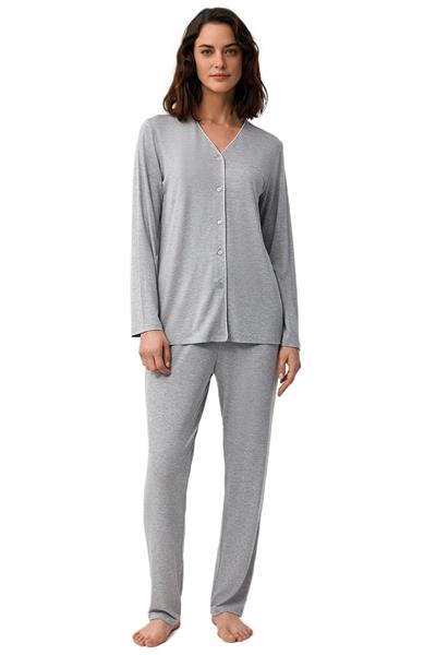 Catherines Kadın Gri Pijama Takımı C2822 