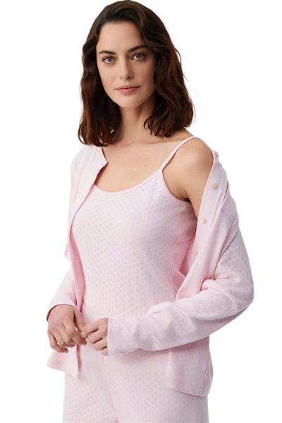 Catherines Kadın Pembe 3lü Pijama Takım C2820