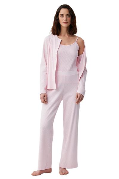 Catherines Kadın Pembe 3lü Pijama Takım C2820