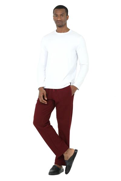 Ds Damat Erkek Bordo Wafle 5li Rob Takım