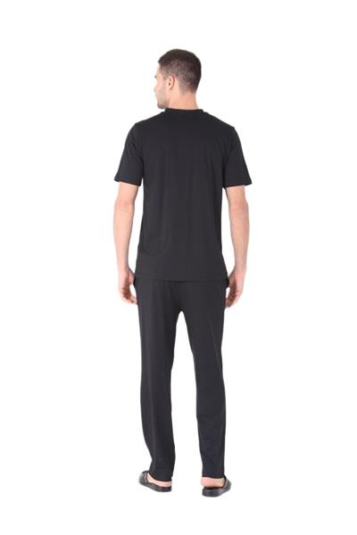 Ds Damat Erkek Siyah 4Lü Pijama Takımı 224016
