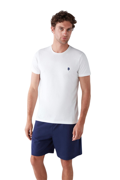First Touch Erkek Beyaz T-Shirt 