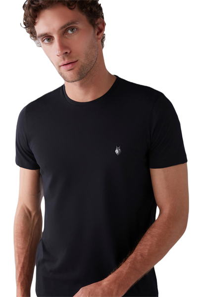 First Touch Erkek Siyah T-Shirt