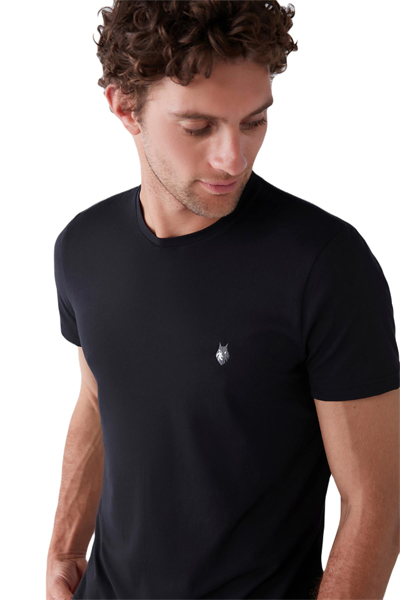 First Touch Erkek Siyah T-Shirt