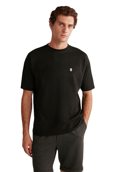 First Touch Erkek Siyah T-Shirt