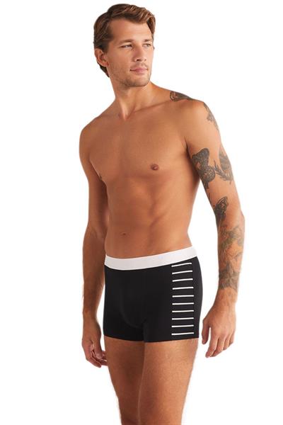 Kom Contra Erkek Siyah Boxer