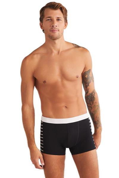 Kom Contra Erkek Siyah Boxer