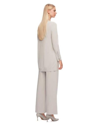 Miss Dalida Gri Basic Triko Tunik 