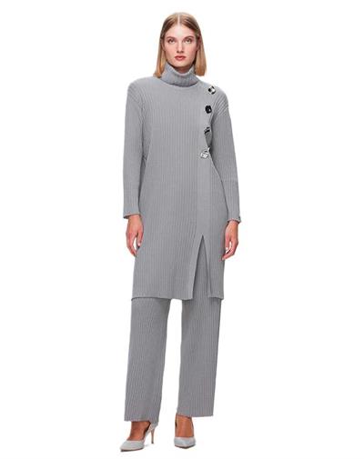 Miss Dalida Kalın Fitilli Bol Paça Triko Pantolon T25K-7008