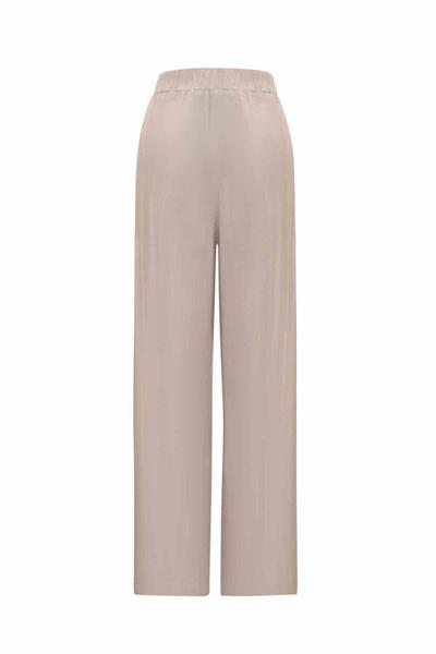 Miss Dalida Vizon Beli Lastikli Bol Paça Cupro Pantolon T25Y-7007