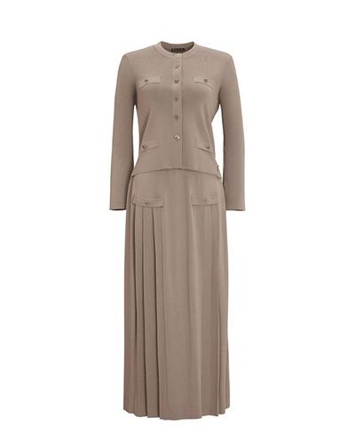 Miss Dalida Vizon Cep Kapaklı Triko Ceket T25Y-8009
