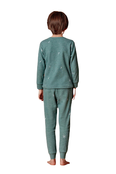 Nautica Erkek Çocuk Yeşil Pijama Takım B634 