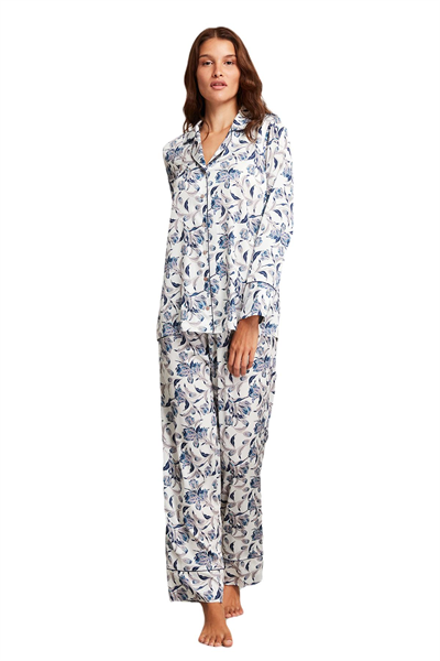 Penye Mood Kadın Desenli Pijama Takım 2029 