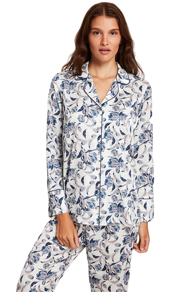 Penye Mood Kadın Desenli Pijama Takım 2029 