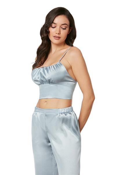 Pierre Cardin Kadın Saten 3lü Pijama Takımı 2075 