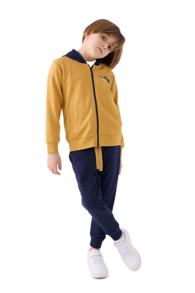 Roly Poly Erkek Çocuk Hardal Eşofman Takımı 3444-2 
