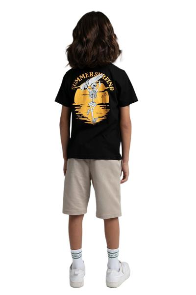 Rolypoly Erkek Çocuk Siyah Pijama Takım 3542-G