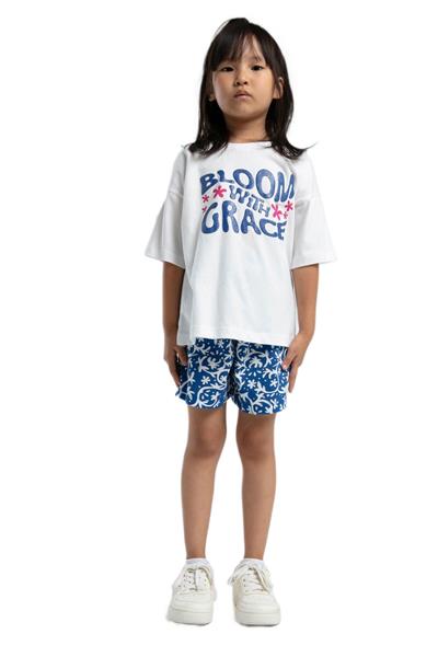Rolypoly Kız Çocuk Beyaz Pijama Takım 3621-2