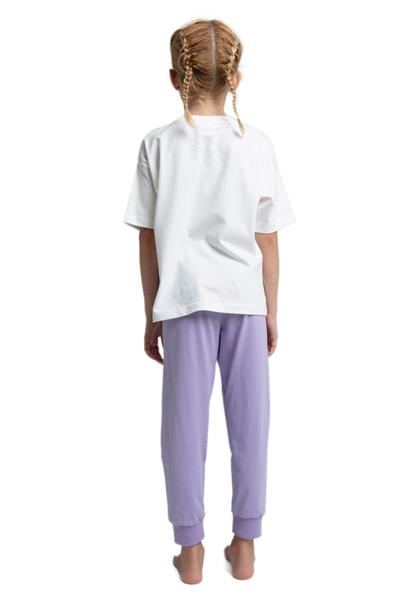 Rolypoly Kız Çocuk Beyaz Pijama Takım 3614-2