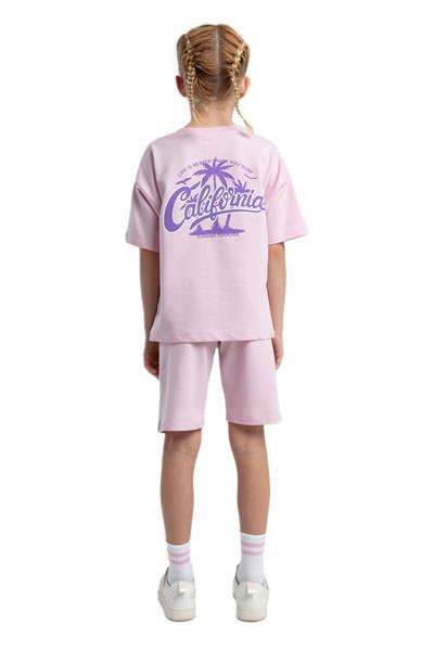 Rolypoly Kız Çocuk Pembe Pijama Takım 3591-2
