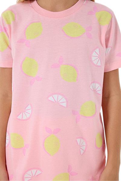 RolyPoly Kız Çocuk Somon Şortlu Pijama Takımı 3793-2 