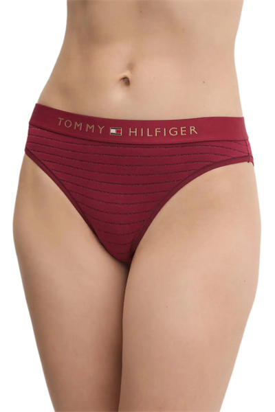 Tommy Hilfiger Kadın Kırmızı Coordinate Brief UW0UW05588 