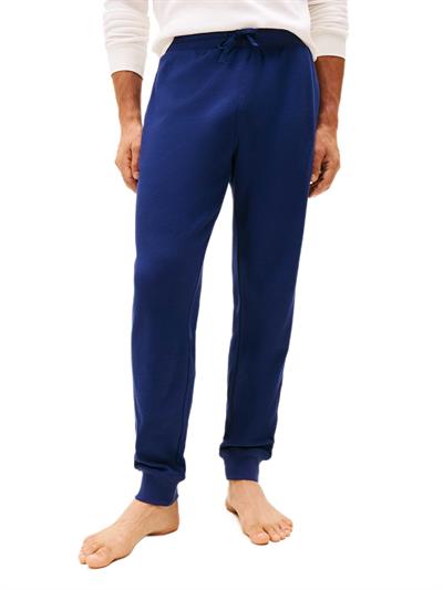Tommy Hilfiger Erkek Mavi Waffle Jogger Eşofman Altı UM0UM03621
