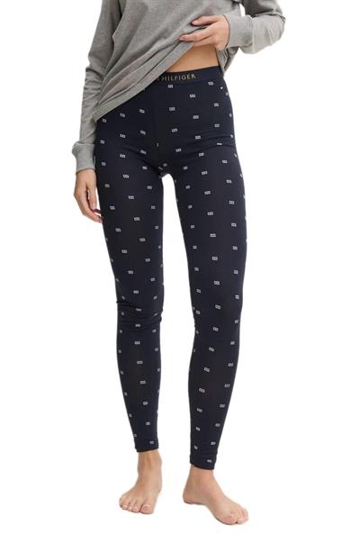 Tommy Hilfiger Kadın Gri Pijama Takımı ( Göz Bandı Hediyeli ) UW0UW05639