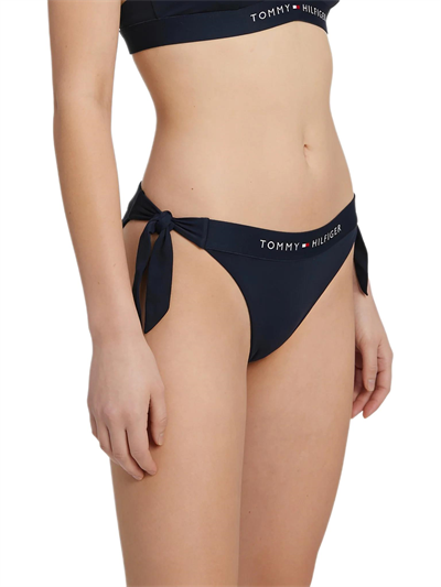 Tommy Hilfiger Kadın Lacivert Yan Bağlamalı Bikini Altı UW0UW06362 