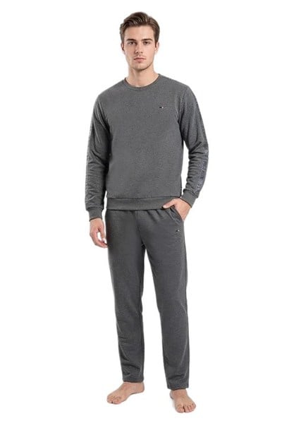 U.S. Polo Assn. Erkek Antrasit Pijama Takımı 19064