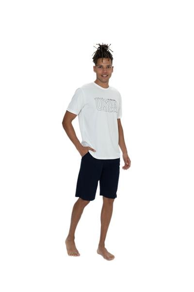 U.S. Polo Assn. Erkek Ekru 3lü Pijama Takım 18903 
