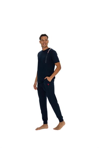 U.S. Polo Assn. Erkek Lacivert Pijama Takım 18890 