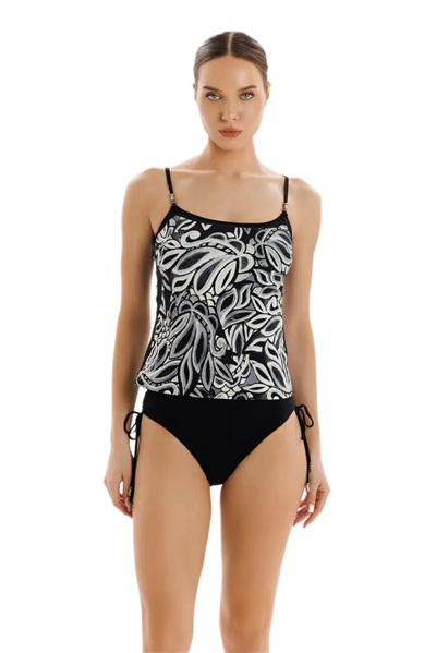 Zeki Kadın Desenli Tankini T.6010-26