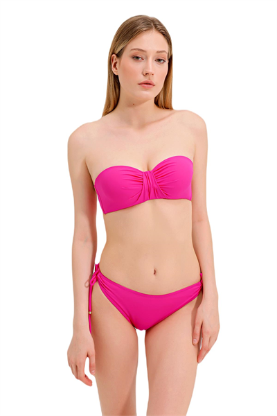 Zeki Kaplı Pembe Bikini Takım