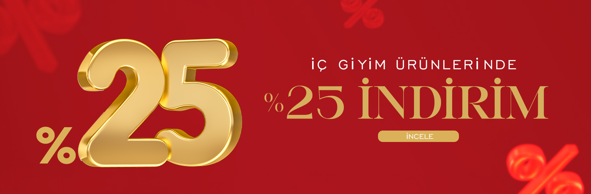 Sepette %25 İndirim